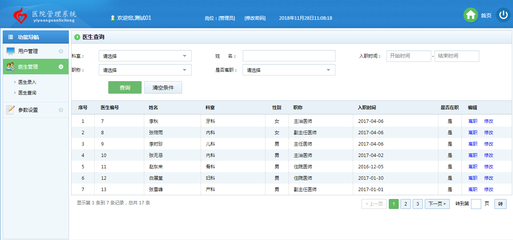 java+ssm+mysql医院住院管理系统